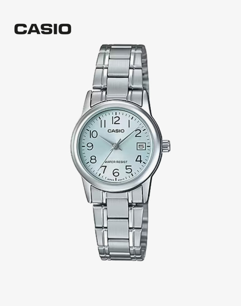 [CASIO] LTP-V002D-2B 여자 여성 메탈 패션 손목 시계